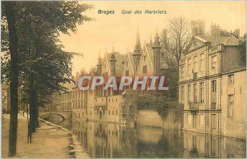 CPA Bruges Quai des Marbriers 
