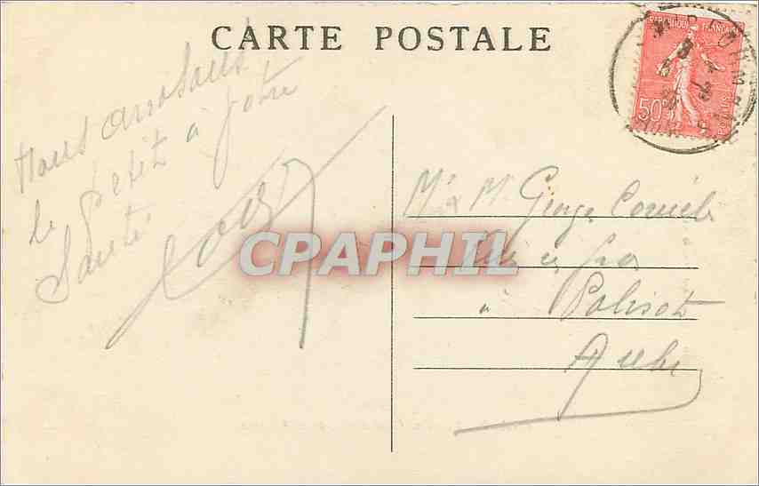 CPA Presbytere du Saint Cure d'Ars de 1818 a 1859  — Rückseite