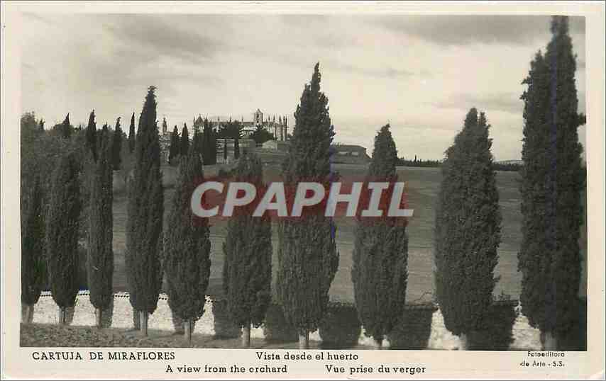 CPA Cartuja de Miraflores Vue prise du Verger 