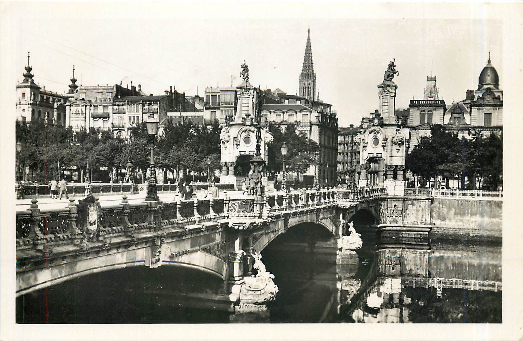 CPA San Sebastian Pont de Marie Cristhine 