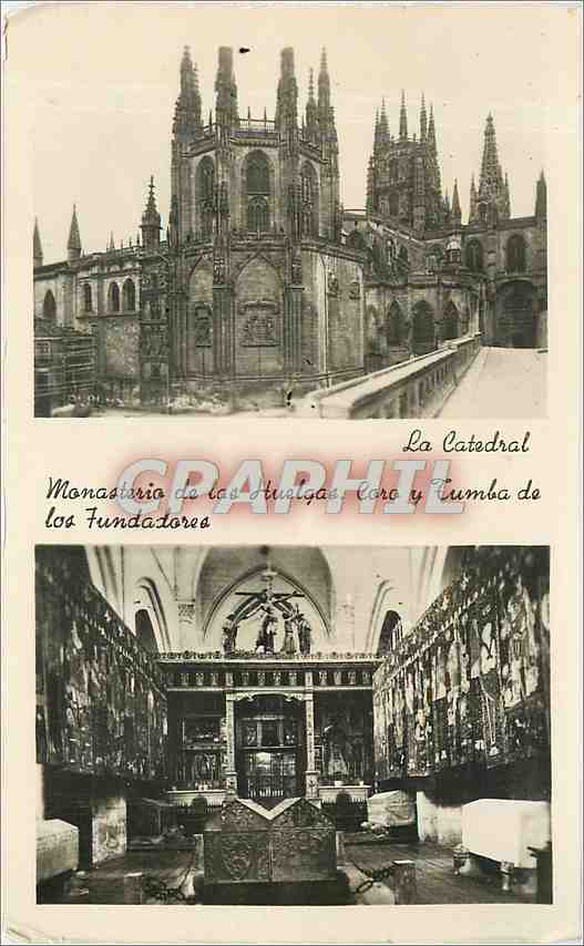 CPA La Catedral Monasterio de las Huelgas Coro y Tumba de los Fundadores 