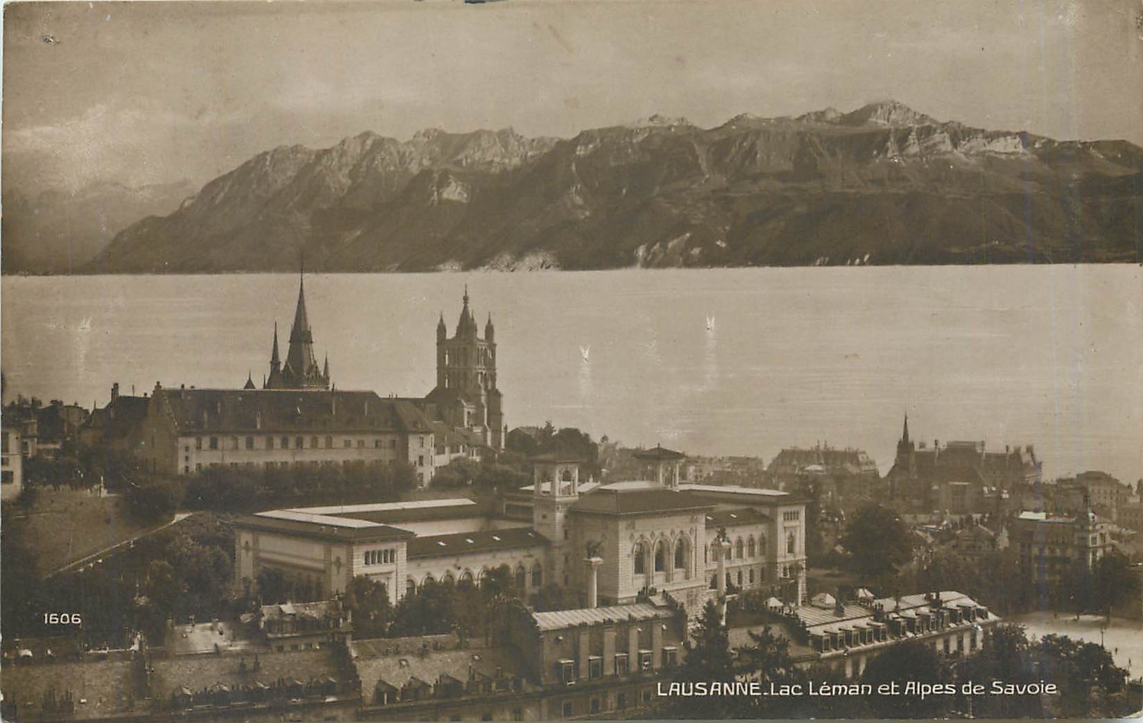 CPA Lausanne Lac Leman et Alpes de Savoie 