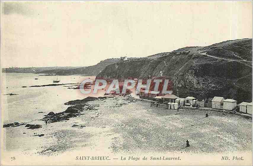 CPA Saint Brieuc La Plage de Saint Laurent 
