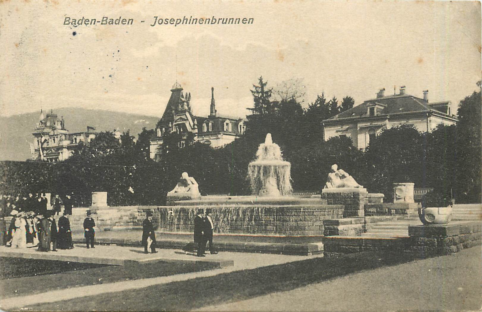 CPA Baden Baden Josephinenbrunnen 