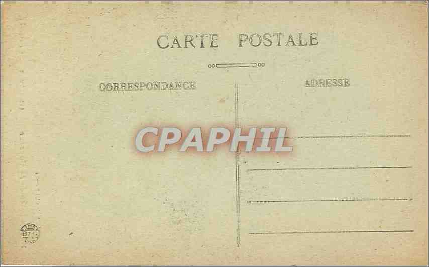 CPA Beaux Sites de la Correze Gimel La Cascade  — Rückseite