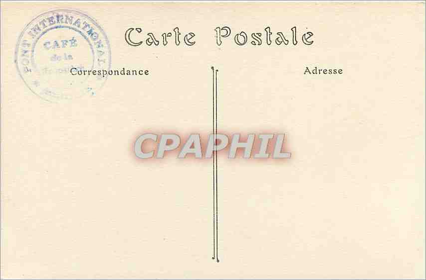 CPA Fuenterrabia Palacio de Carlos V Patio  — Back