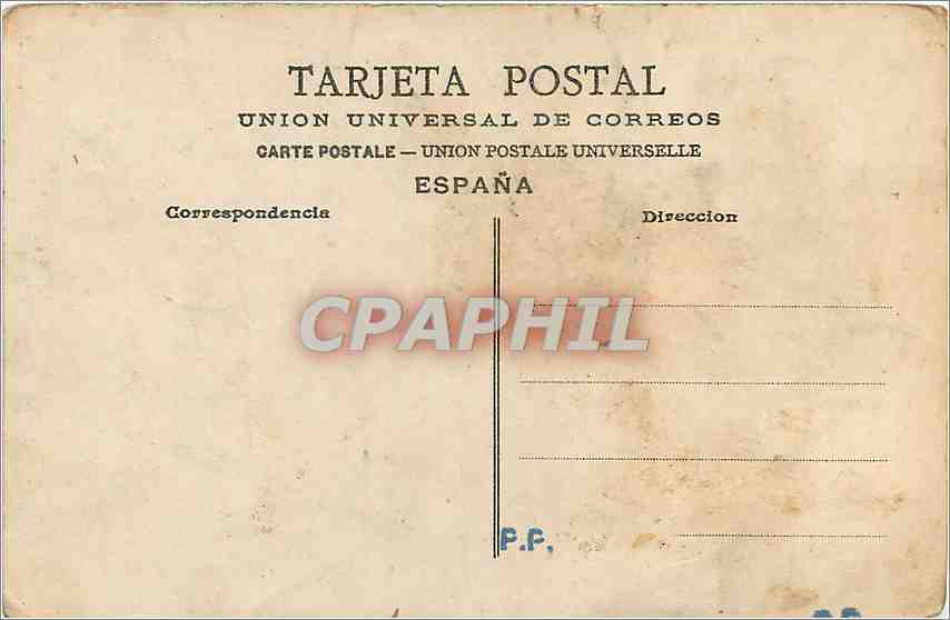 CPA San Sebastian Vista general y concha  — Back