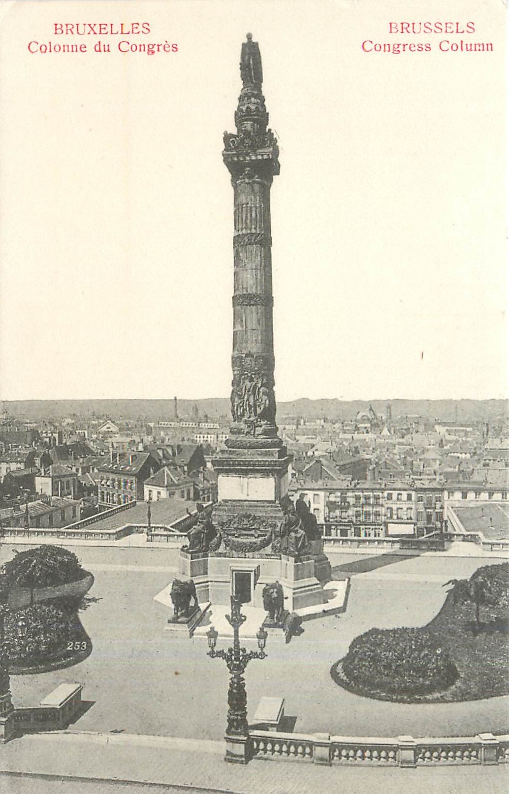 CPA Bruxelles Colonne du Congres 