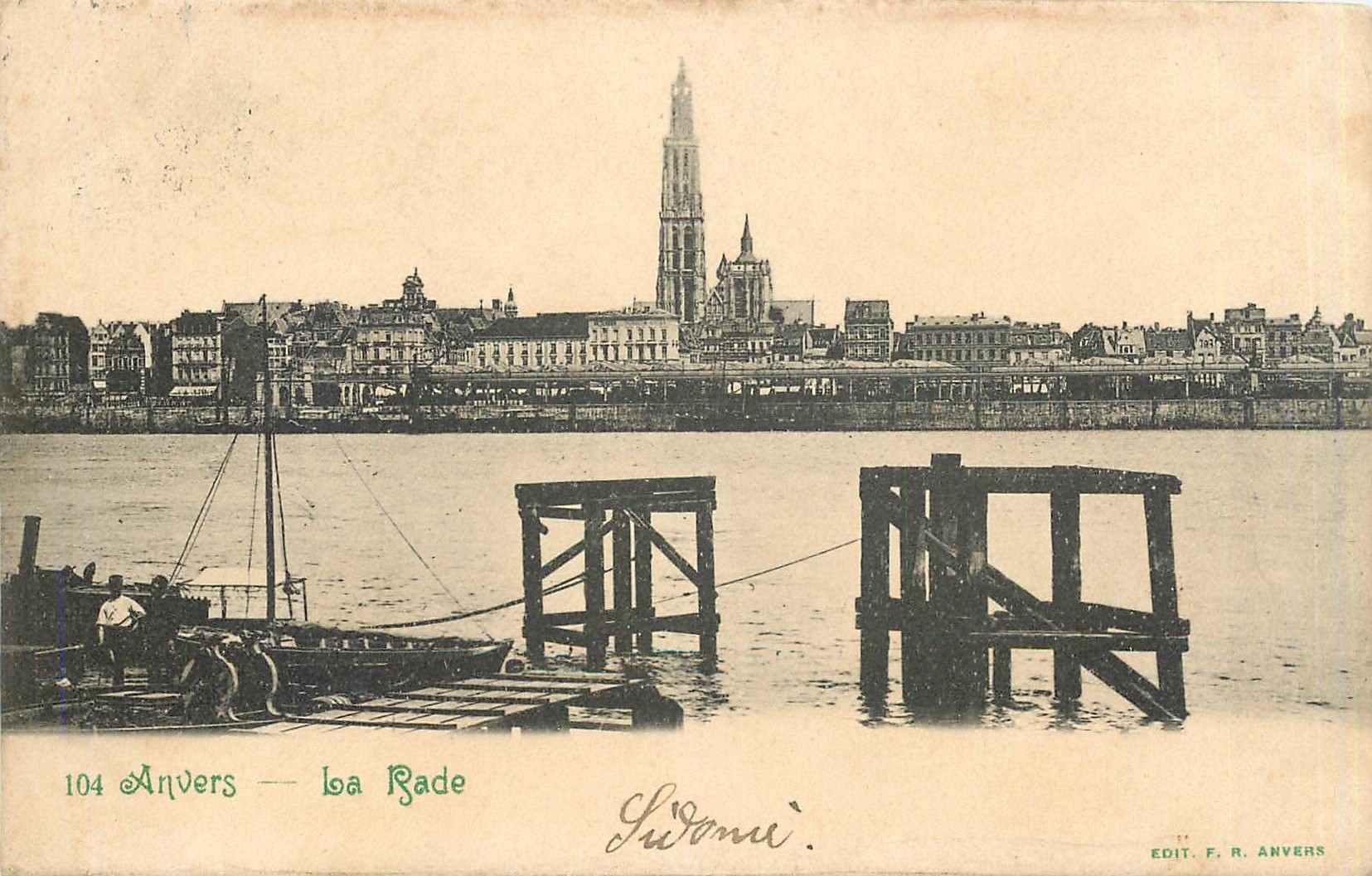 CPA Anvers La Rade 