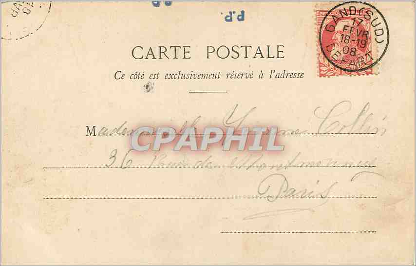 CPA Gand Ruines de l'Abbaye de St Bavon X Exterrieur  — Rückseite