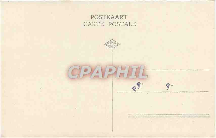 CPA Gand Beffroi et Eglise Saint Bavon  — Rückseite