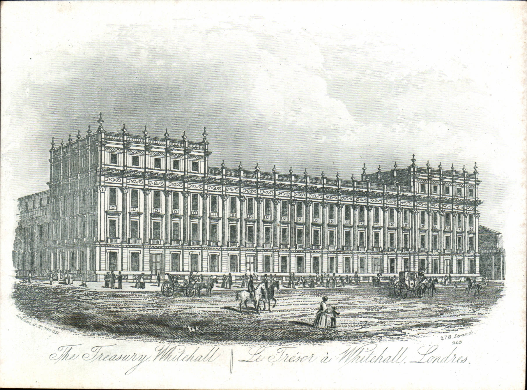 Great Britain CPA London The treasury Whitehall Le Tresor Londres GRaND FORMAt