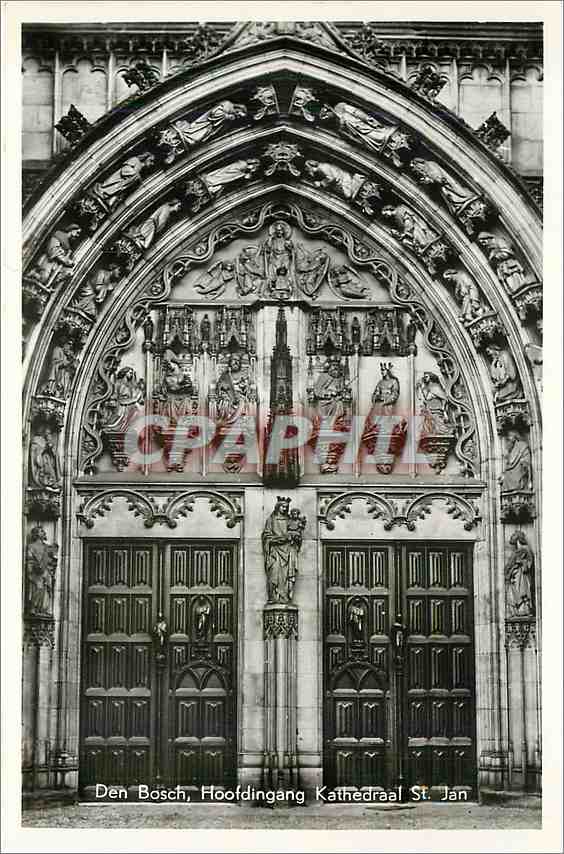 CPA Den Bosch  Hoofdingang Kathedraal St. Jan