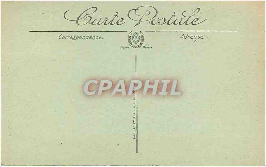 CPA Paris - Le Pantheon - Le Penseur de Rodin — Verso