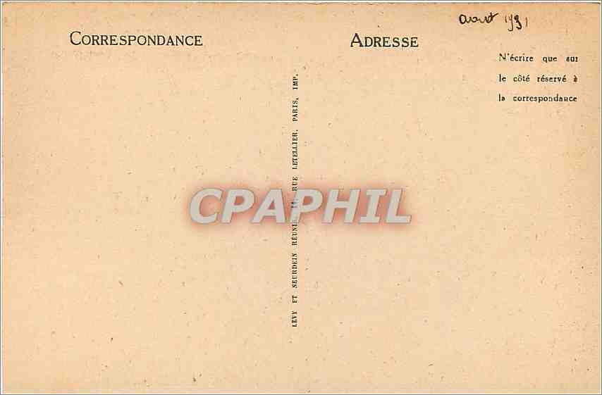 CPA Quimper - Ancien Palais Episcopal. Tourelle du XVIe siècle — Rückseite
