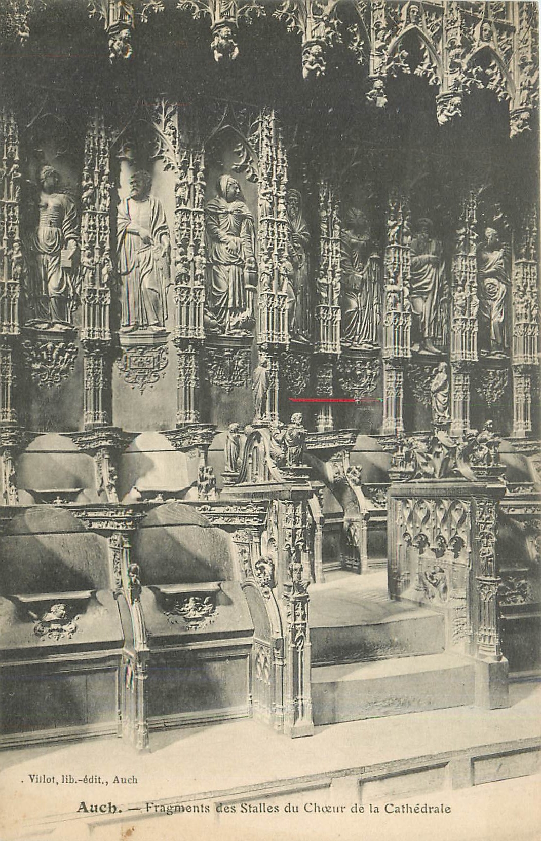 CPA Auch - Fragments des Stalles du Chœur de la Cathedrale 
