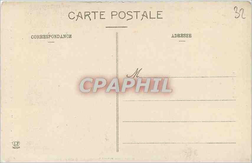 CPA Auch - Cathedrale Sainte-Marie - Detail des Stalles  Saint-Pierre et Saint-Paul — Rückseite