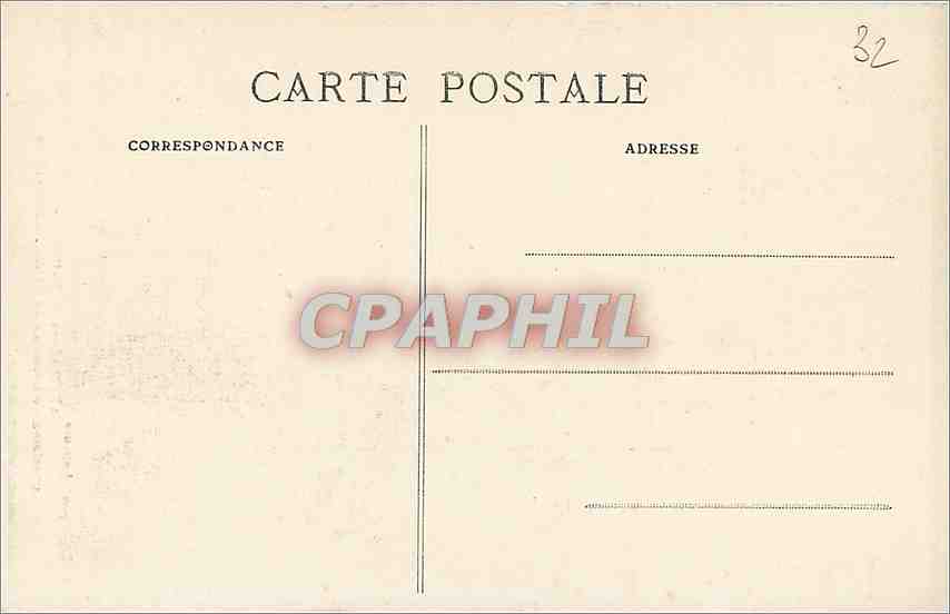 CPA Auch - Cathedrale specimen de boiseries du Chœur   Adam et Eve — Rückseite