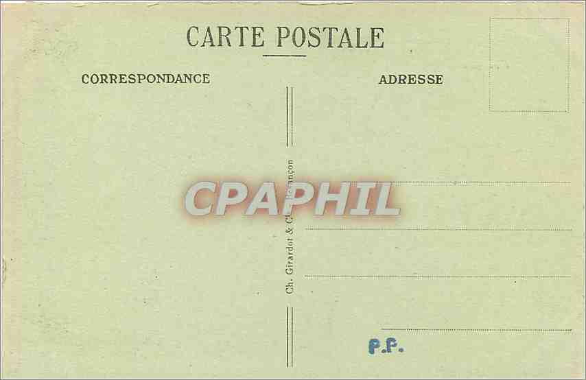 CPA Besançon-les-Bains - Quartier Ruty - Fort Beauregard Village et Fort de Bregille — Rückseite