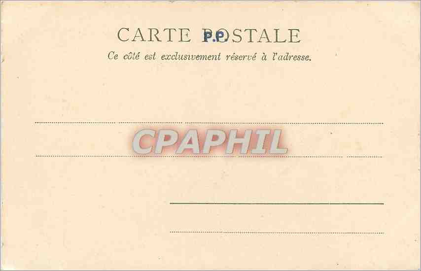 CPA Château de Chenonceaux - Salle de Billard — Rückseite