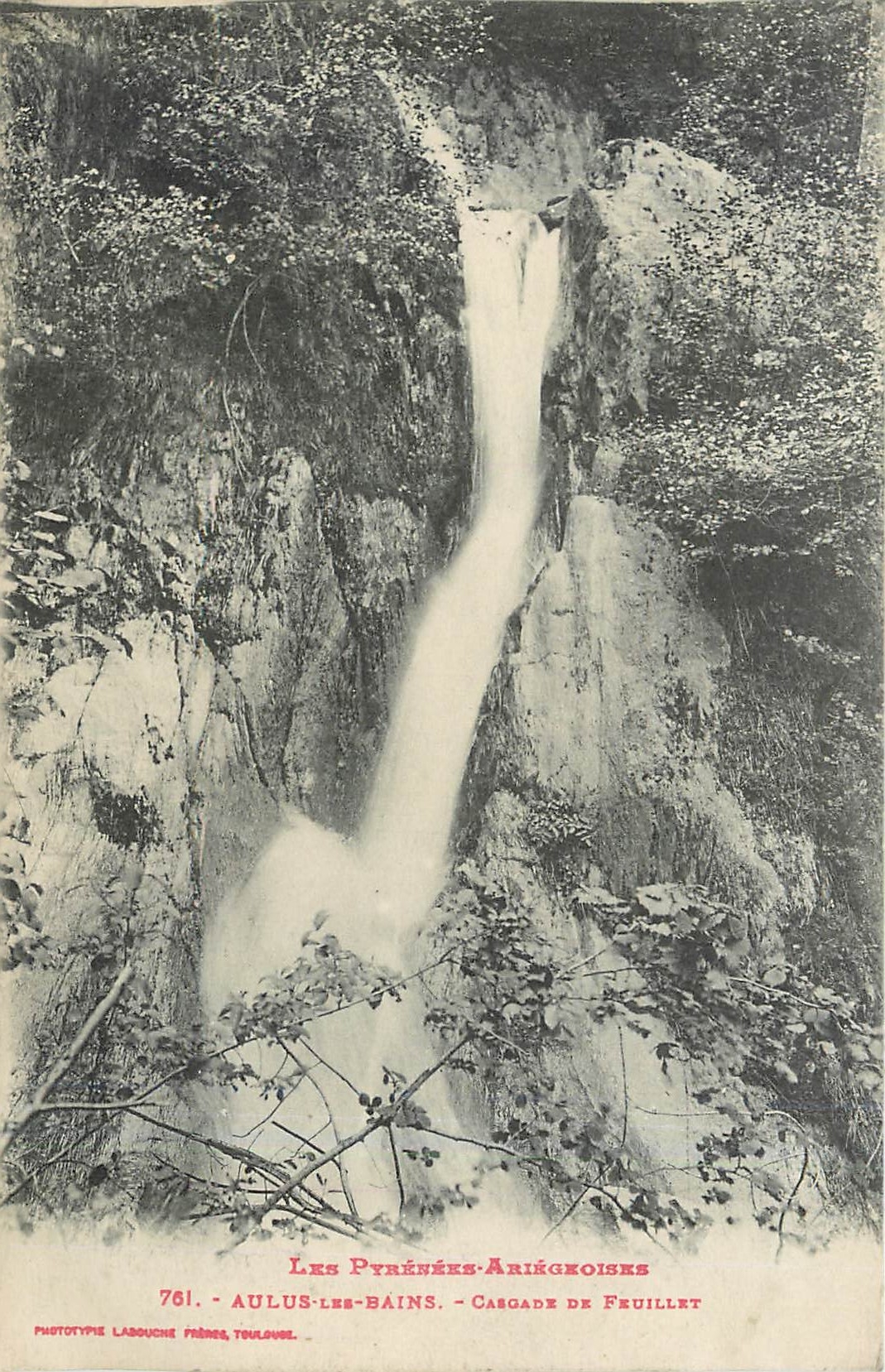CPA Aulus-les-Bains - Cascade de Feuillet  les Pyrenees-Ariegeoises