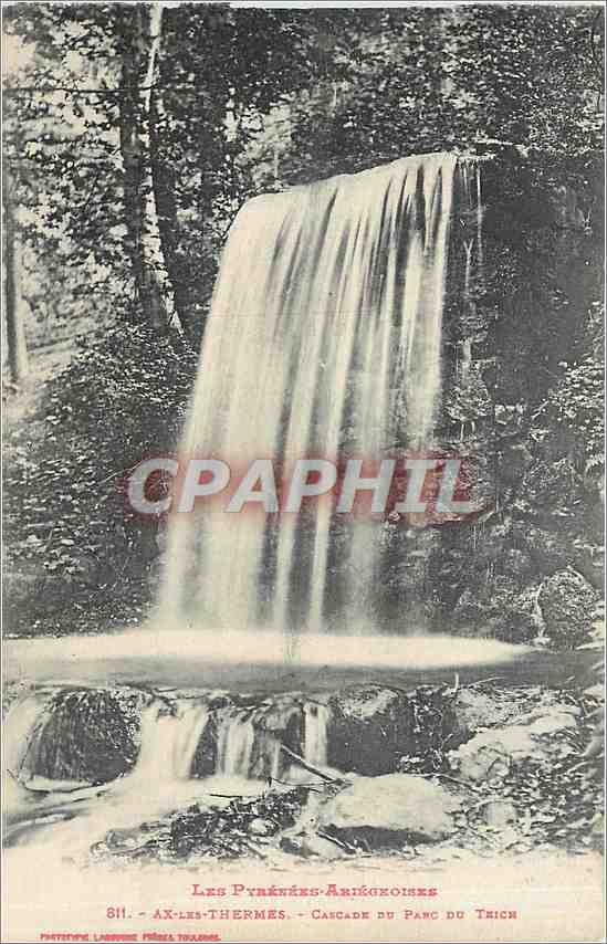CPA Ax-les-Thermes - Cascade du Parc du Teich