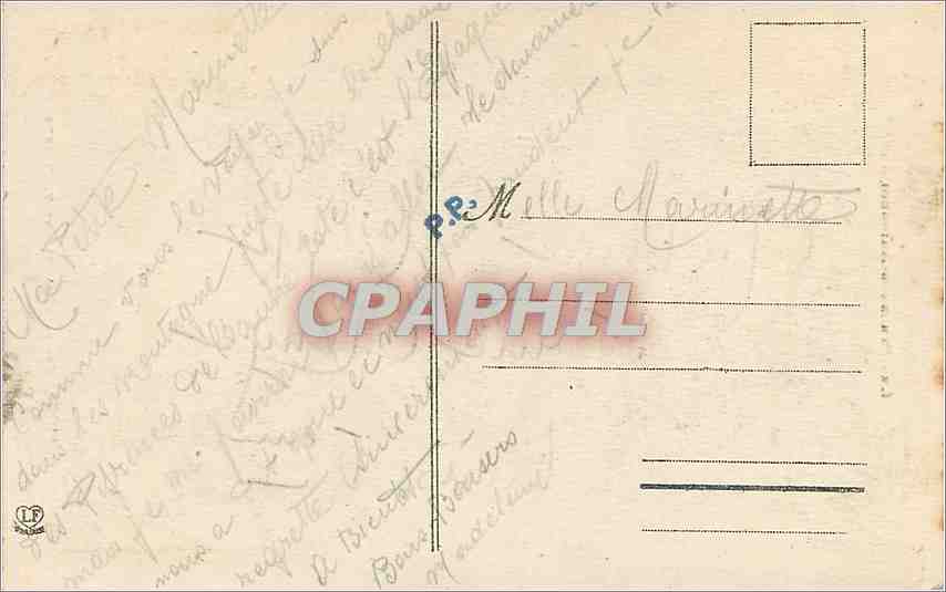 CPA Environs D'Auzai et Vicdessos - Chute et Deversoir des Etangs Fourcat et Izouet — Rückseite