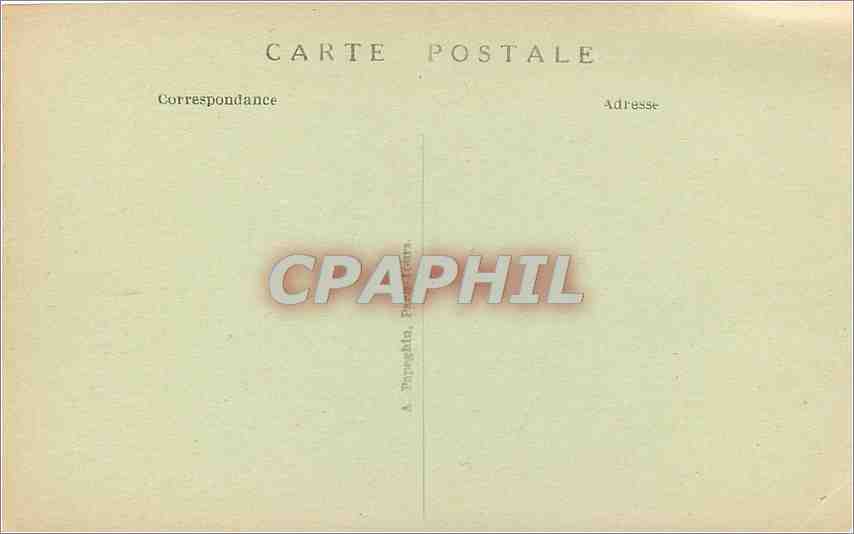 CPA Chinon - Rue du Grand Carrooi et Porte d'entree du Château — Rückseite