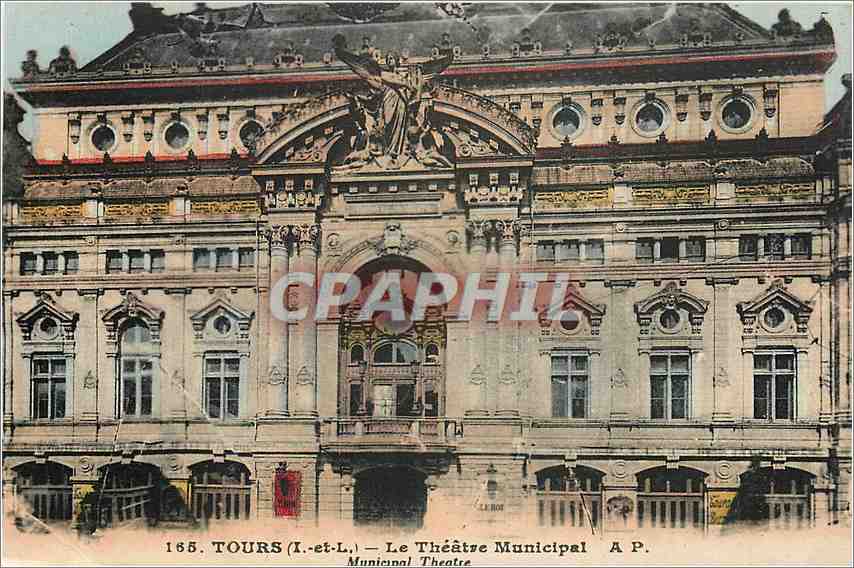 CPA Tours - Le Theatre Municipal