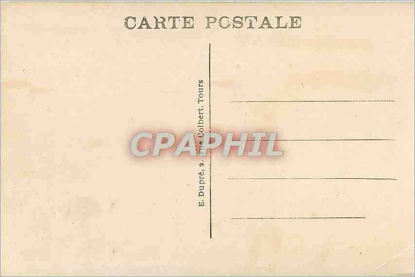 CPA Tours - Le Theatre Municipal — Rückseite