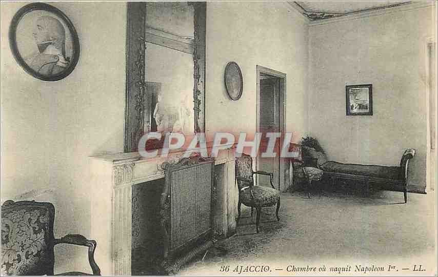 CPA Ajaccio - Chambre ou naquit Napoleon