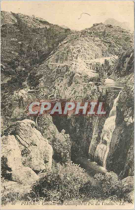 CPA Piana -Cascade des Calanques et Pic du Vitallo