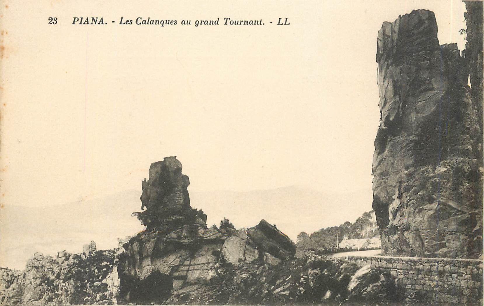CPA Piana - Les Calanques au grand Tournant