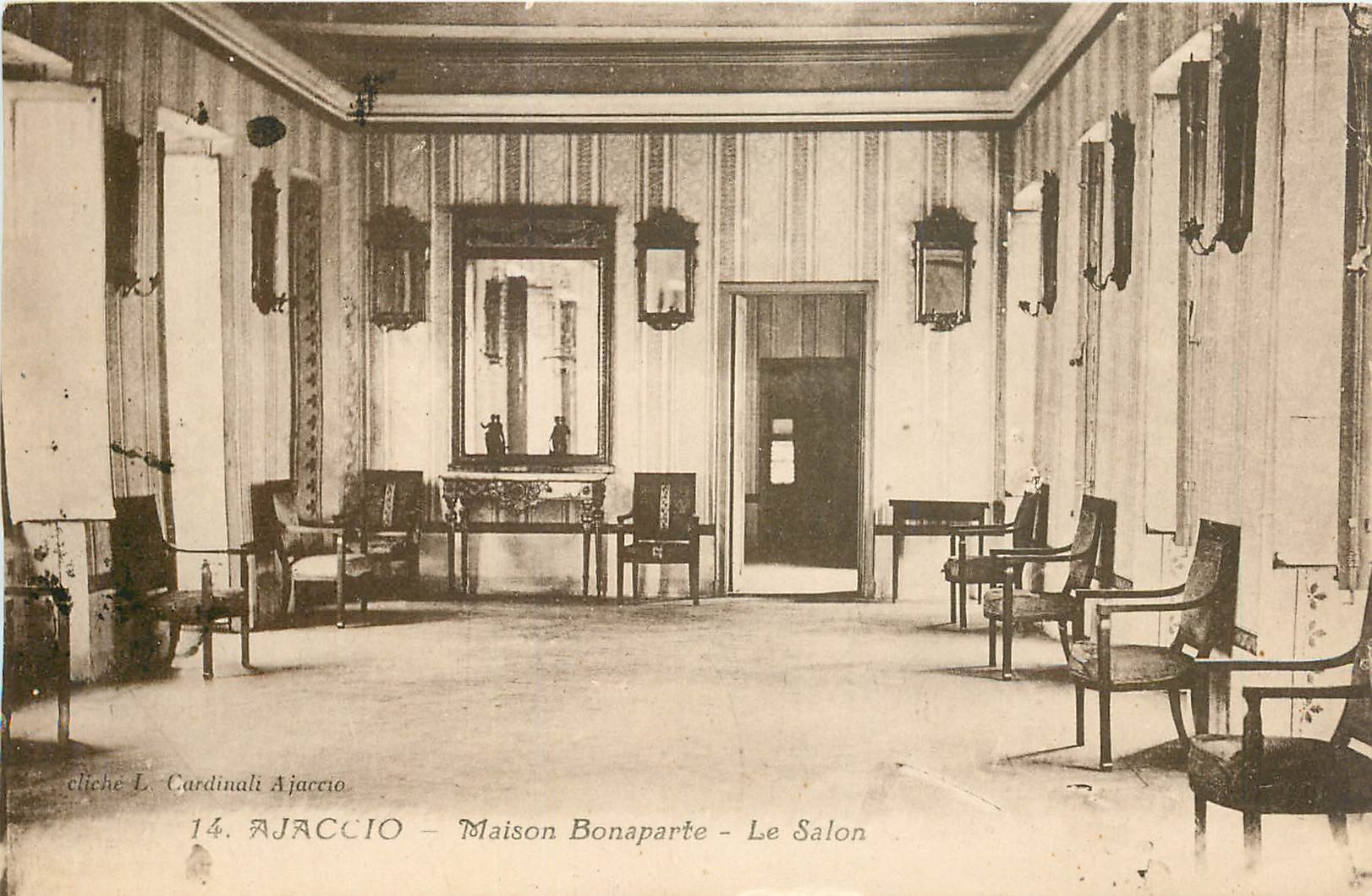 CPA Ajaccio - Maison Bonaparte - Le Salon