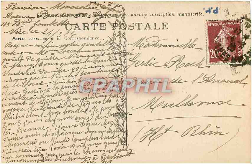 CPA Ajaccio - Maison Bonaparte - Le Salon — Rückseite