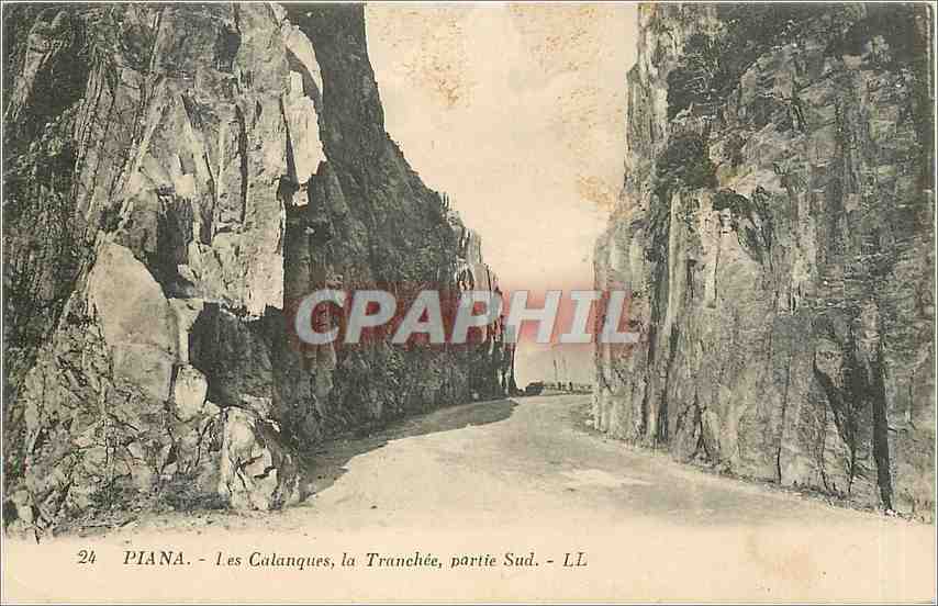 CPA Piana - Les Calanques  la Tranchee  partie Sud