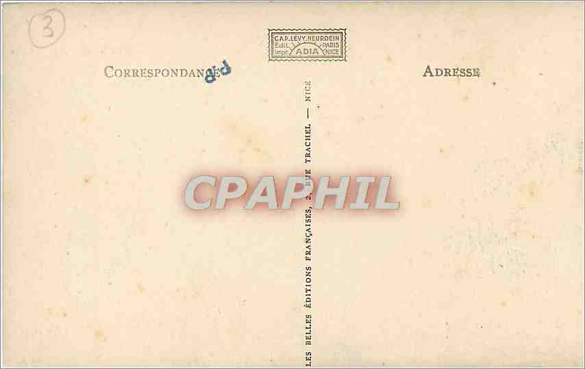 CPA Piana - La route dans les Calanches — Rückseite