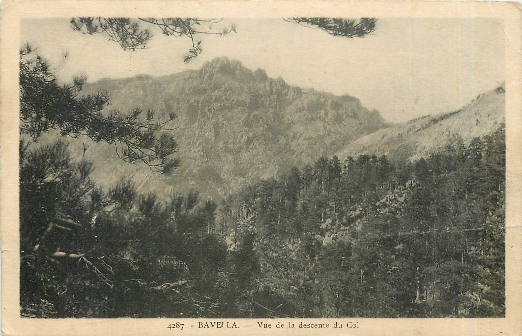 CPA Bavella - Vue de la Descente du Col