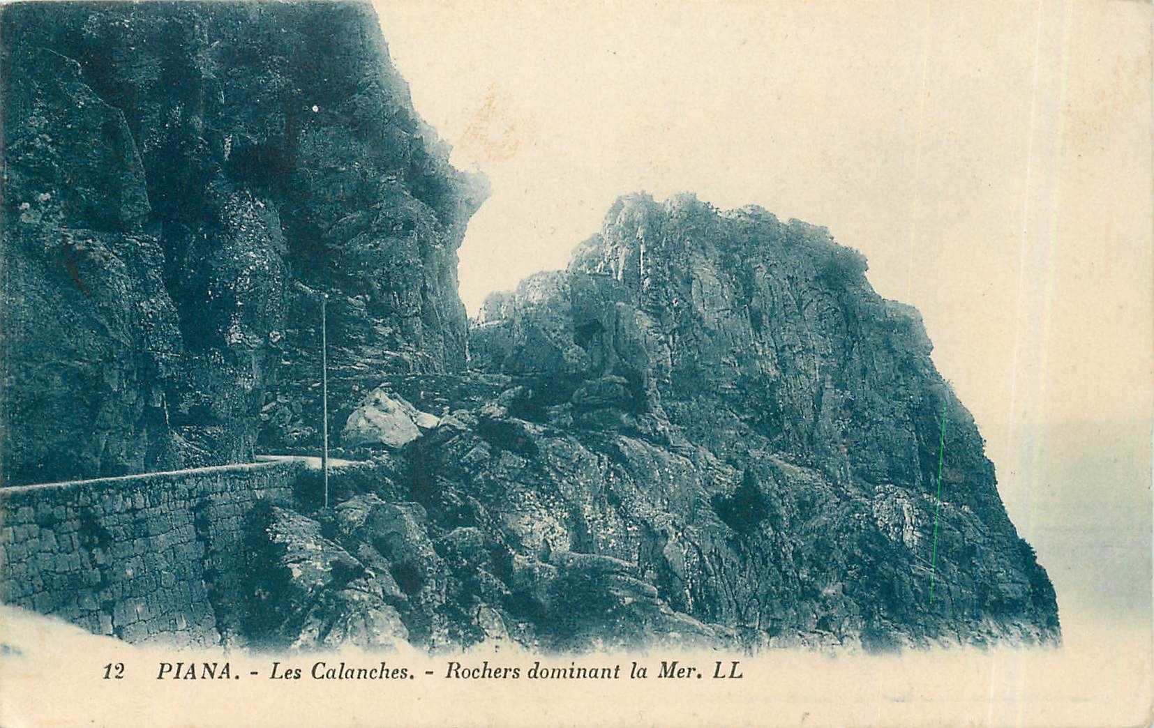 CPA Piana - Les Calanches - Rochers dominant la Mer