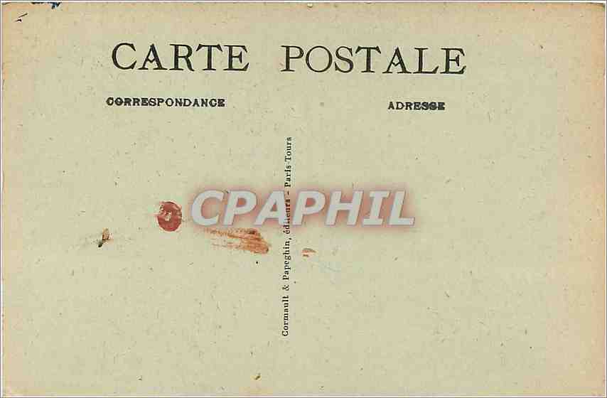 CPA Paris - Notre-Dame Portail de droite — Rückseite