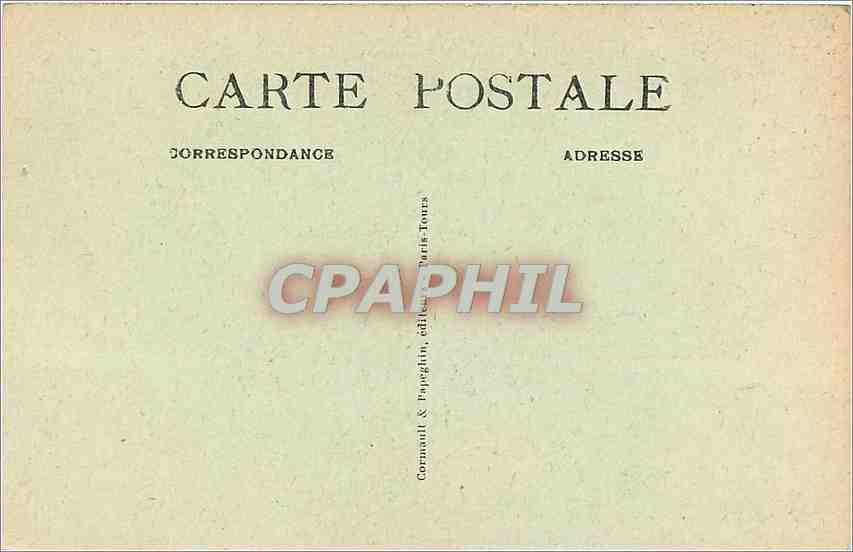CPA Paris - Notre-Dame Portail de gauche — Verso