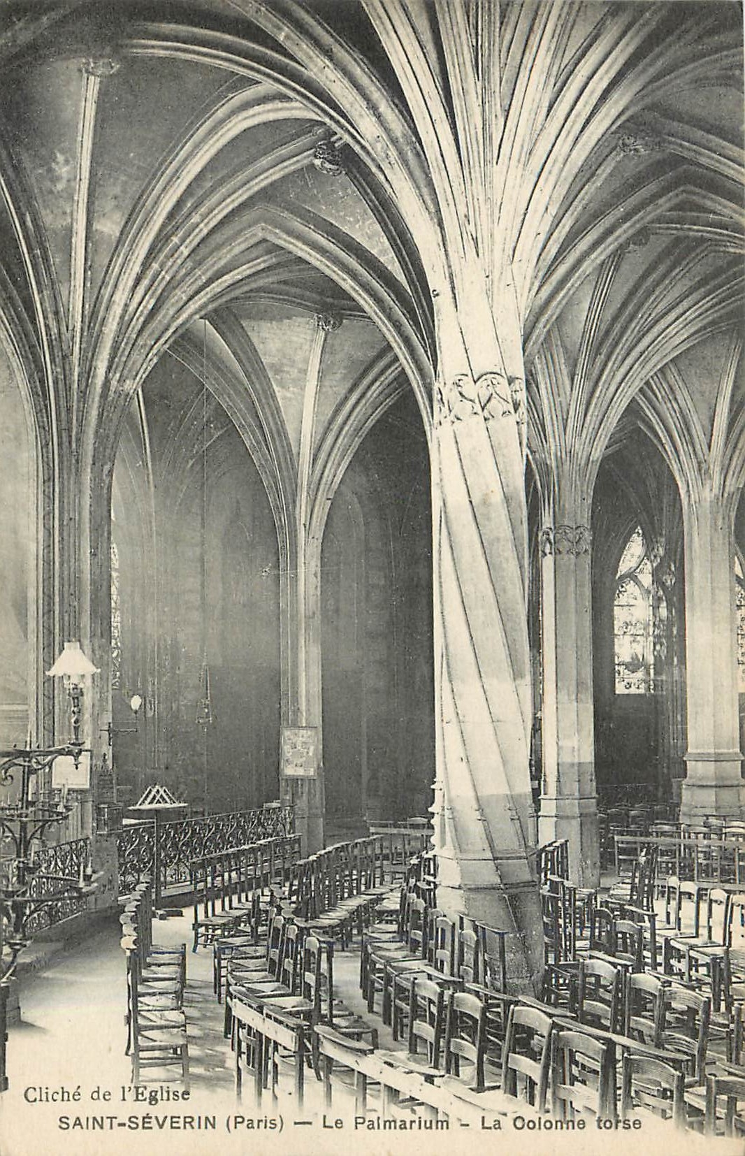 CPA Paris Saint-Severin - Le Palmarium - La Colonne Torse