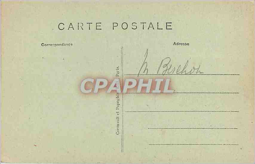CPA Paris - Notre-Dame Portail Central — Verso
