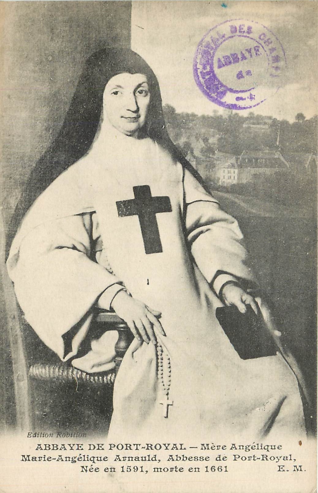 CPA Abbaye de Port-Royal  -  Mere Angelique