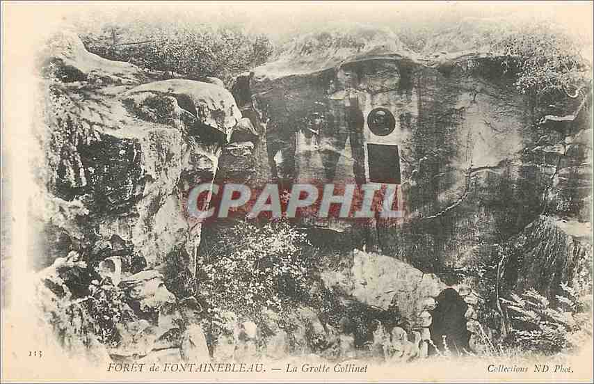 Wald von Fontainebleau — Höhle Collinet — Collections ND Phot.