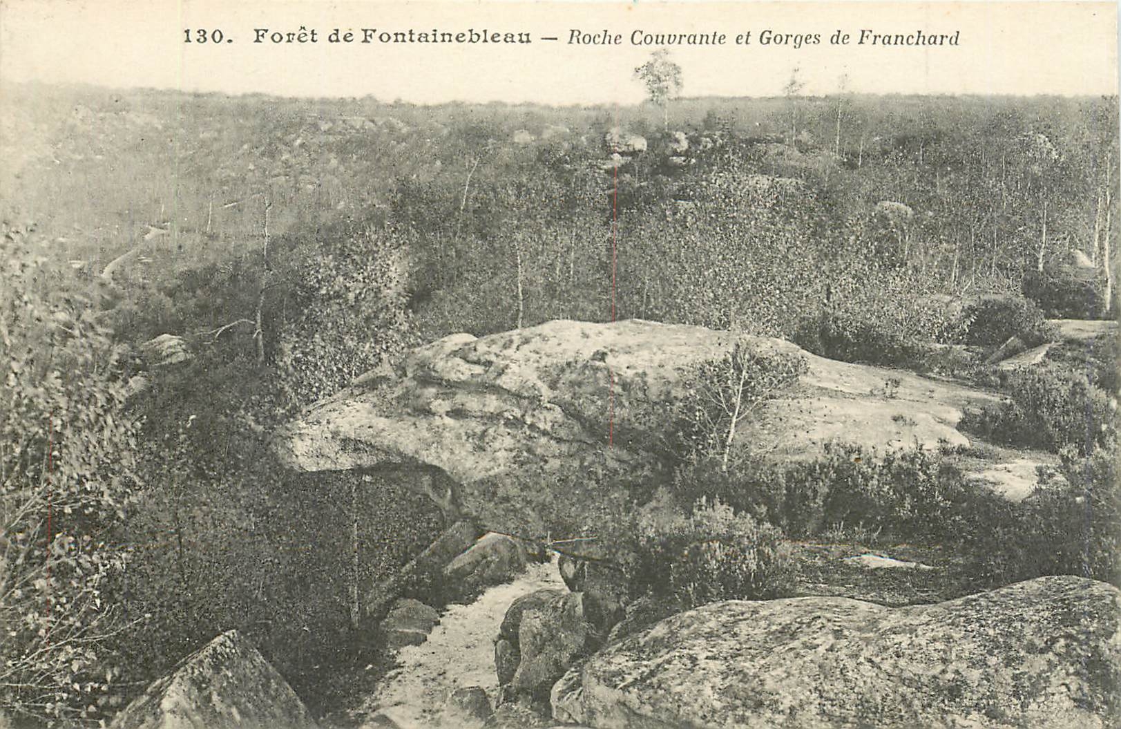 Forêt de Fontainebleau — Roche Couvrante und Gorges de Franchard — n°130