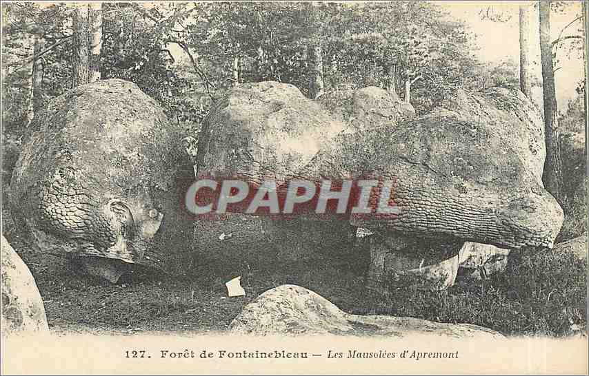 Forêt de Fontainebleau — Les Mausolées d'Apremont — CPAPHIL n°127