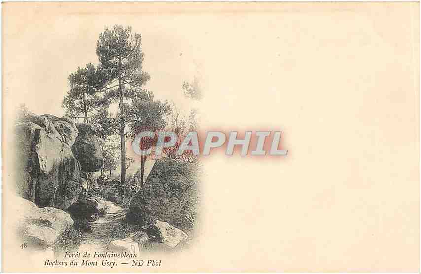 Rochers du Mont Ussy — Forêt de Fontainebleau — ND Phot