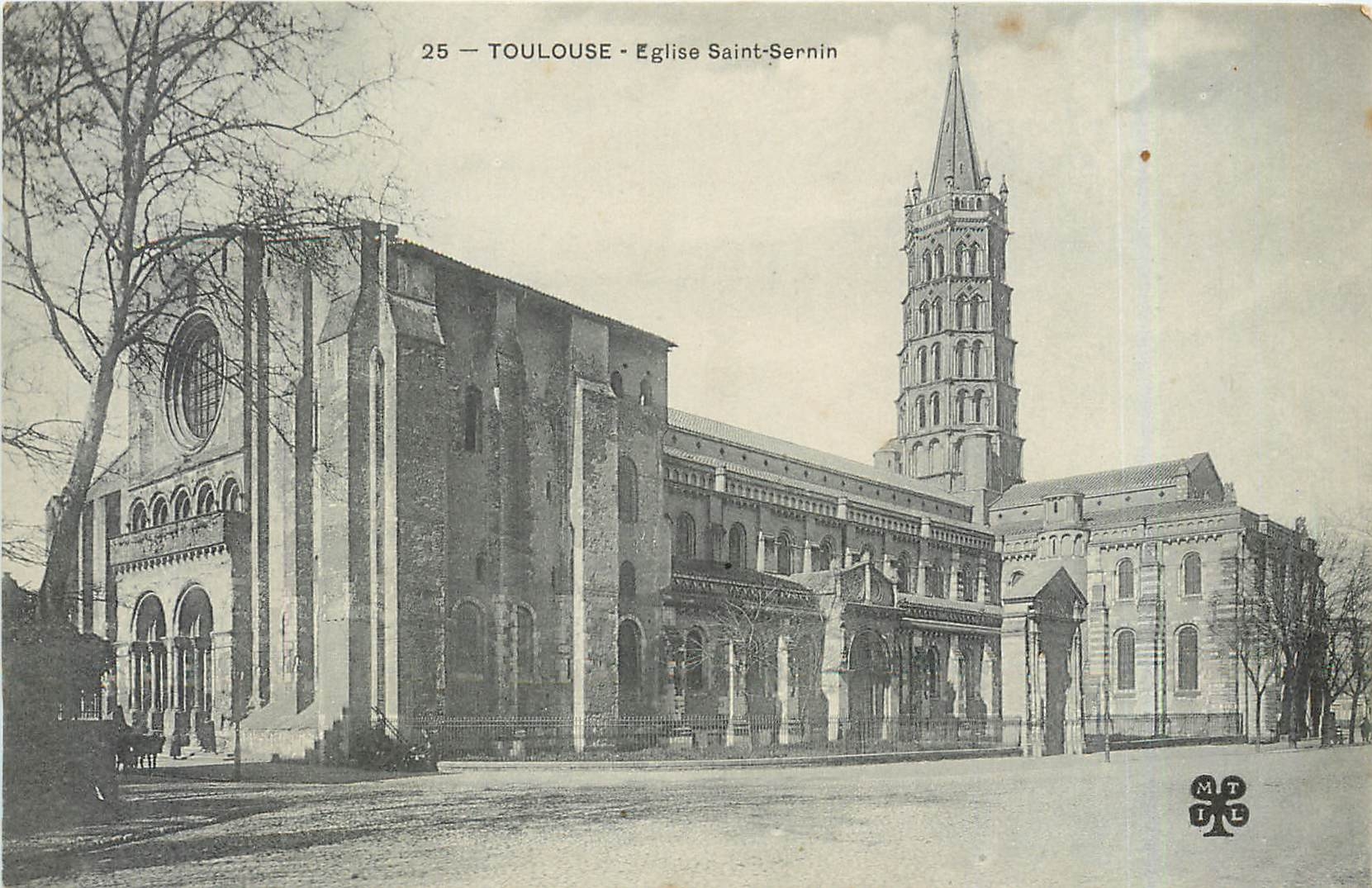 CPA Toulouse - Eglise Saint-Sernin