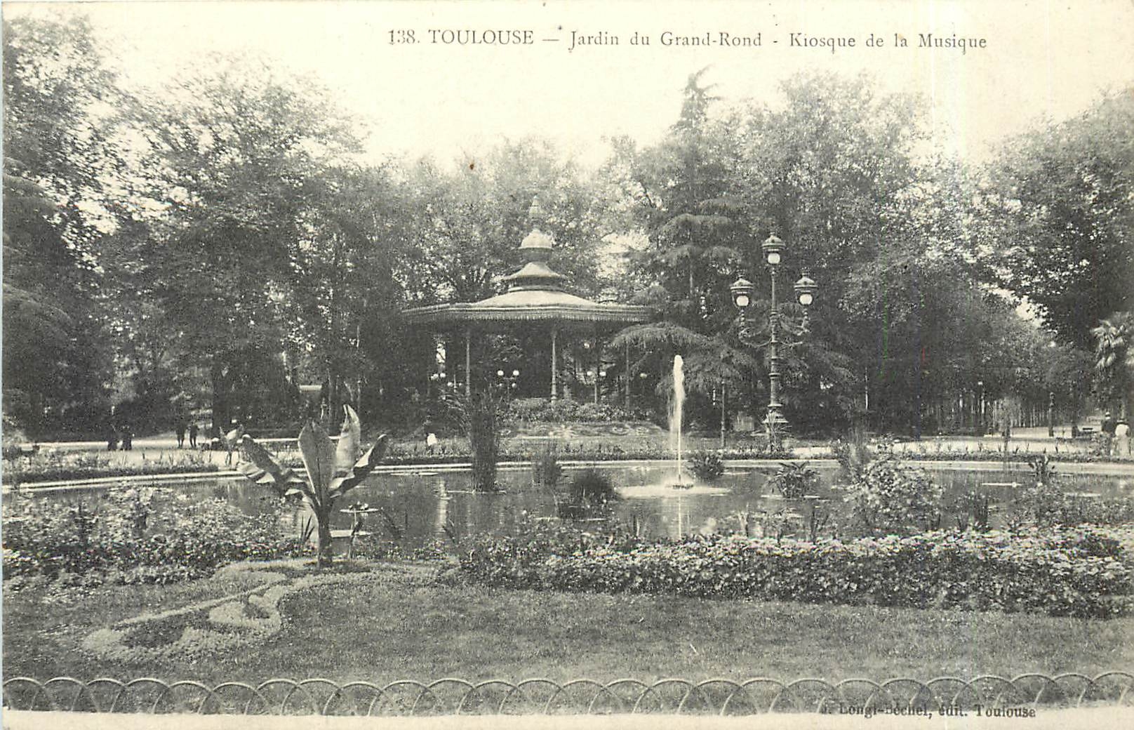 Toulouse — Jardin du Grand-Rond — Musikkiosk